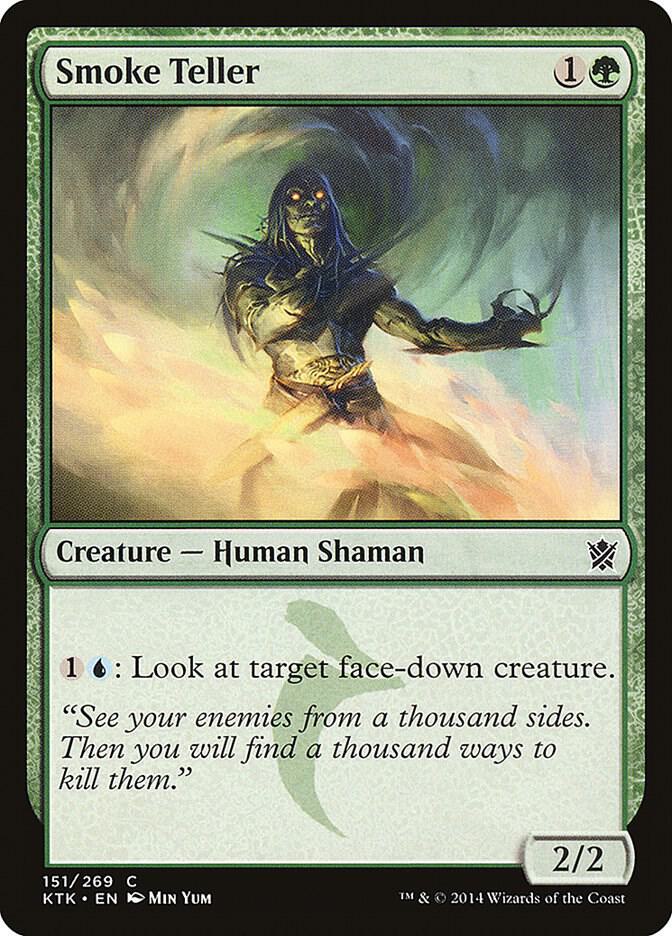 Smoke Teller 151 card from Khans of Tarkir