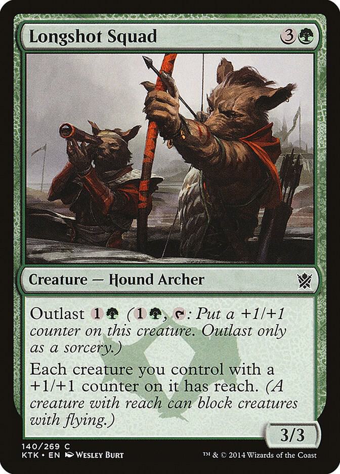 Longshot Squad 140 card from Khans of Tarkir
