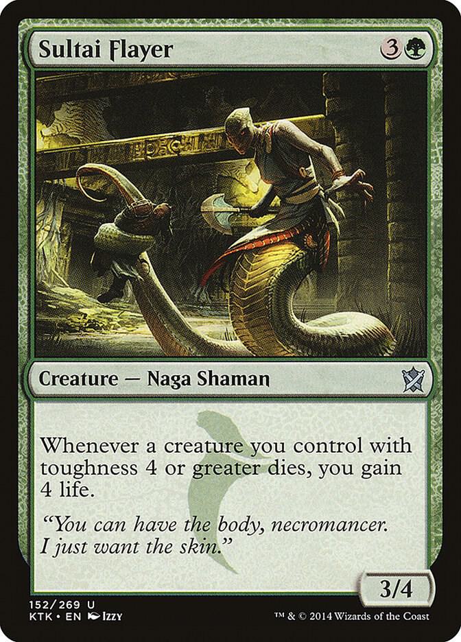 Sultai Flayer 152 card from Khans of Tarkir