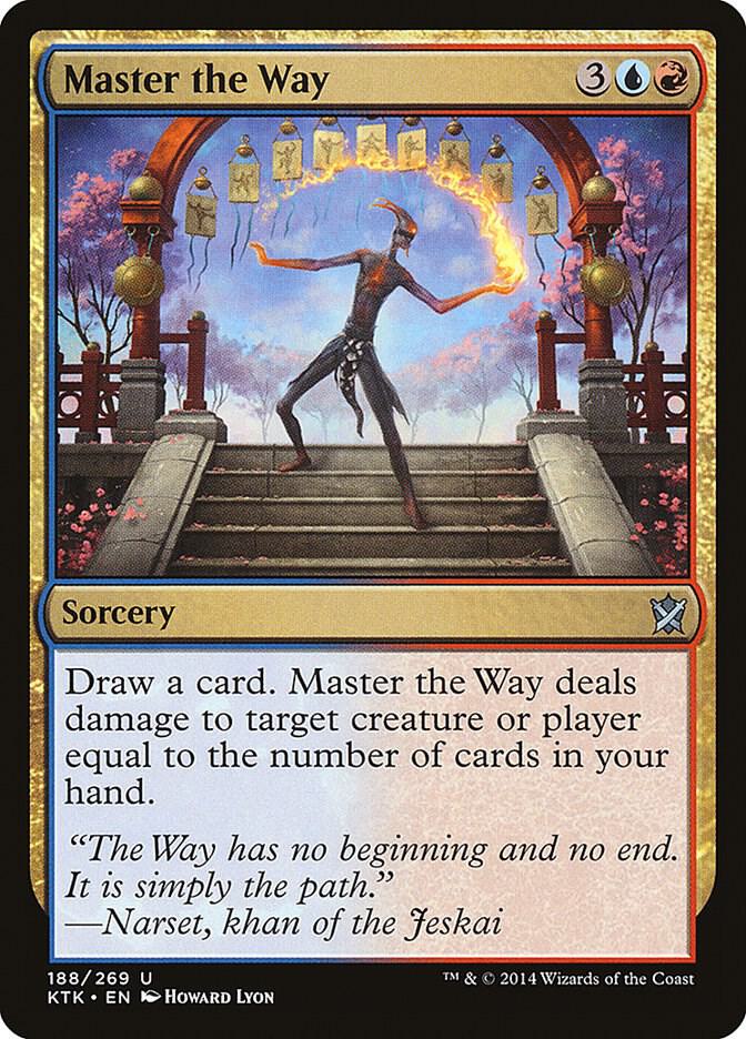 Master the Way 188 card from Khans of Tarkir
