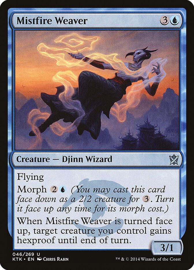 Mistfire Weaver 46 card from Khans of Tarkir