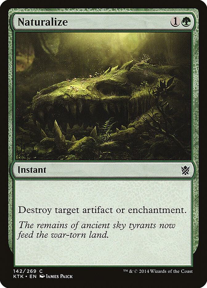 Naturalize 142 card from Khans of Tarkir
