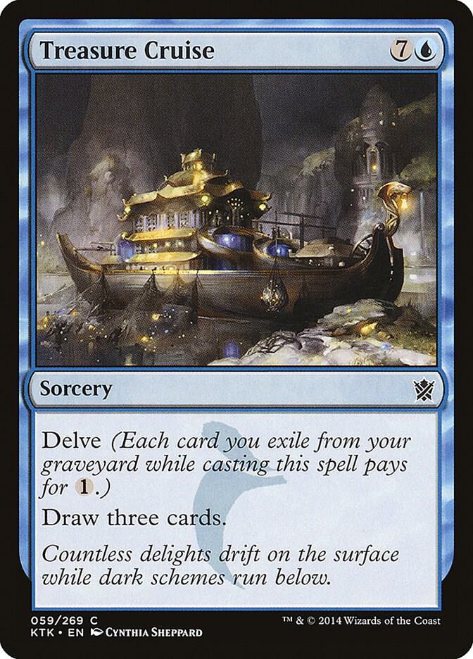 Treasure Cruise 59 card from Khans of Tarkir