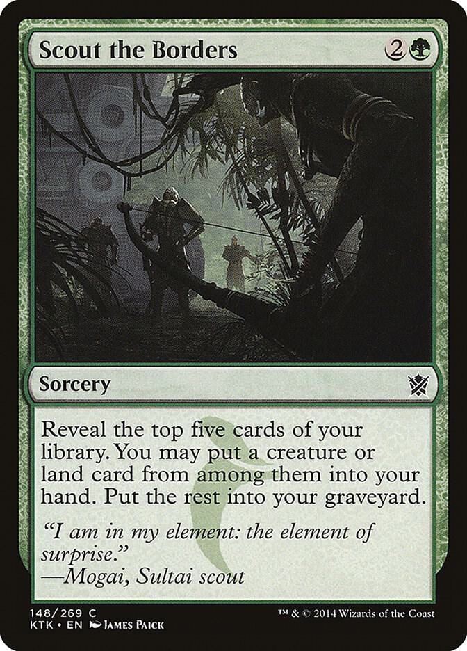 Scout the Borders 148 card from Khans of Tarkir