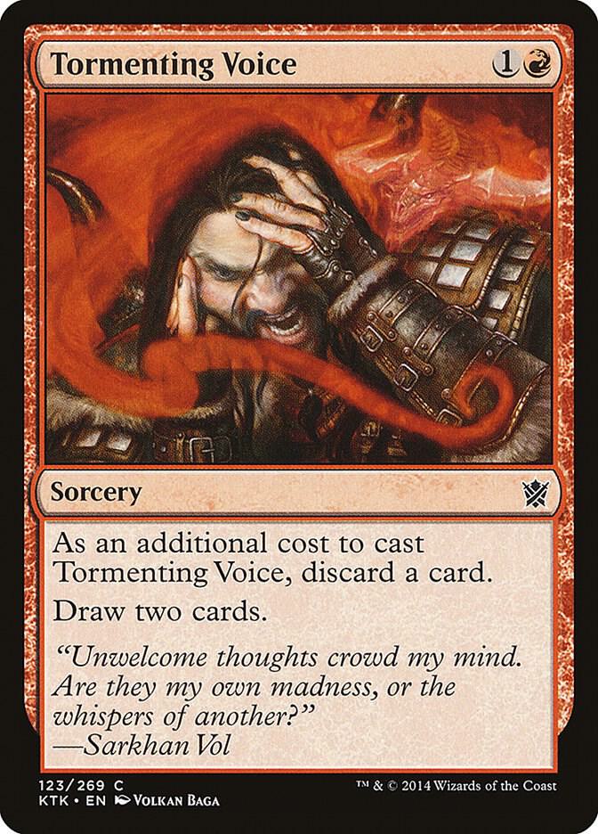 Tormenting Voice 123 card from Khans of Tarkir