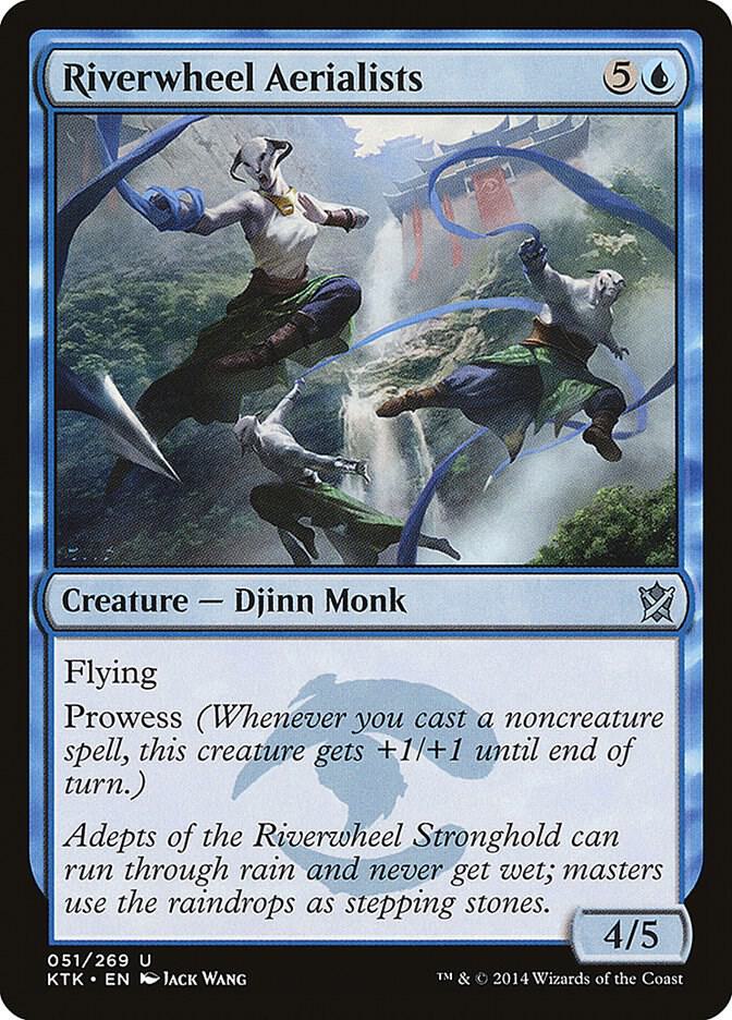 Riverwheel Aerialists 51 card from Khans of Tarkir