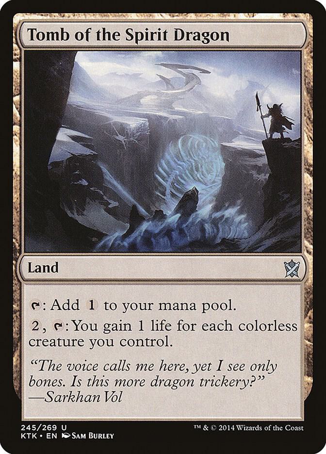Tomb of the Spirit Dragon 245 card from Khans of Tarkir