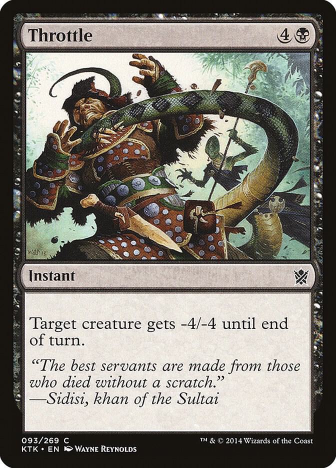 Throttle 93 card from Khans of Tarkir