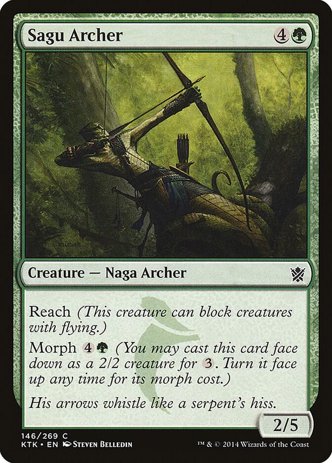 Sagu Archer 146 card from Khans of Tarkir