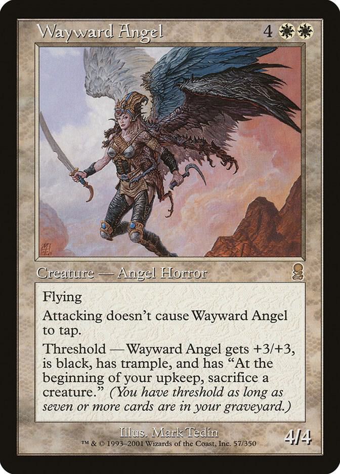 Wayward Angel 57 card from Odyssey