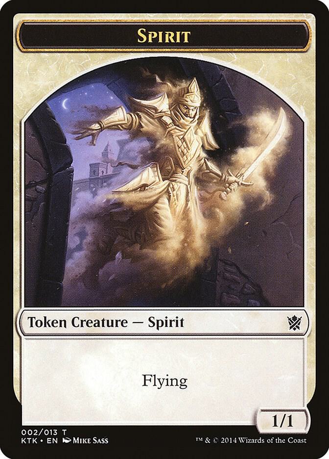 Spirit Token 2 card from Khans of Tarkir