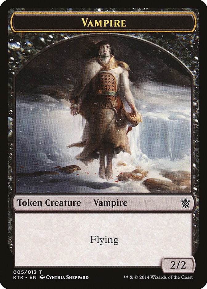 Vampire Token 5 card from Khans of Tarkir