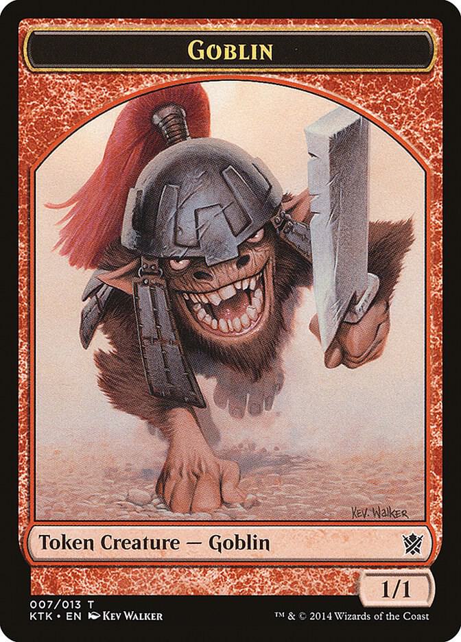 Goblin Token 7 card from Khans of Tarkir