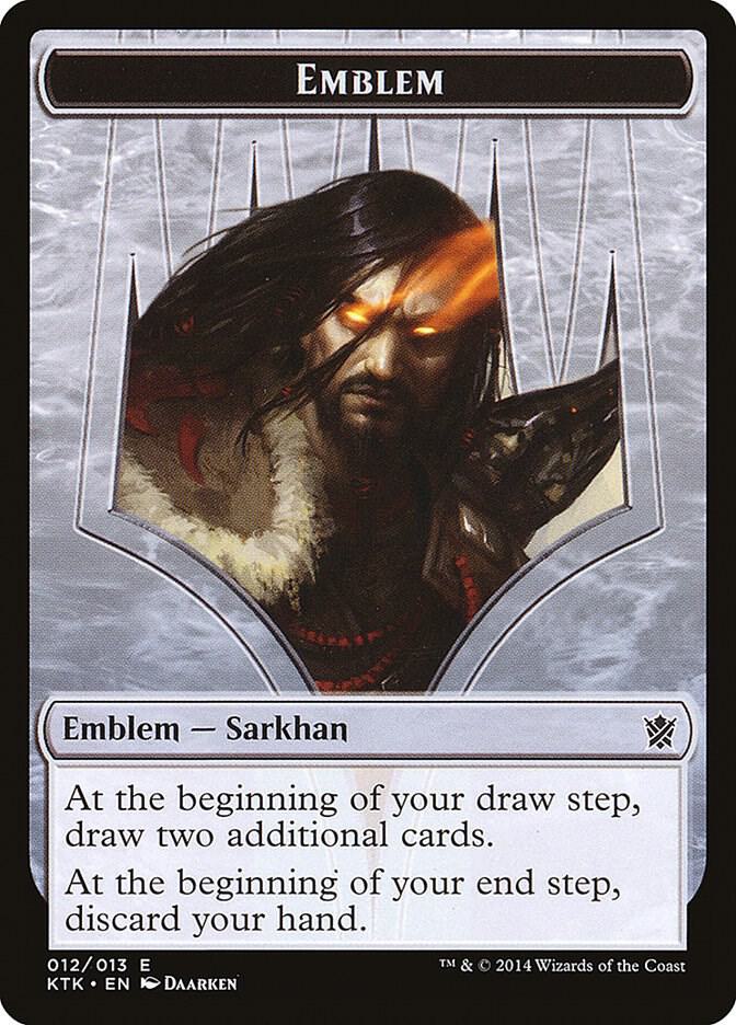 Emblem - Sarkhan, the Dragonspeaker 12 card from Khans of Tarkir