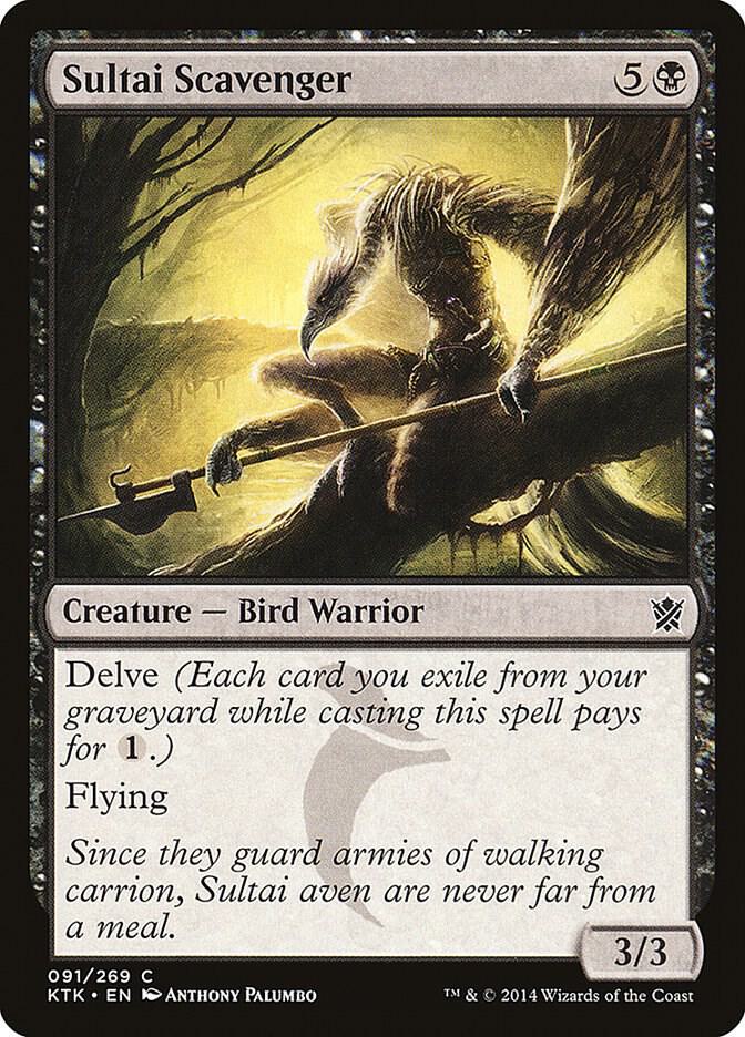 Sultai Scavenger 91 card from Khans of Tarkir