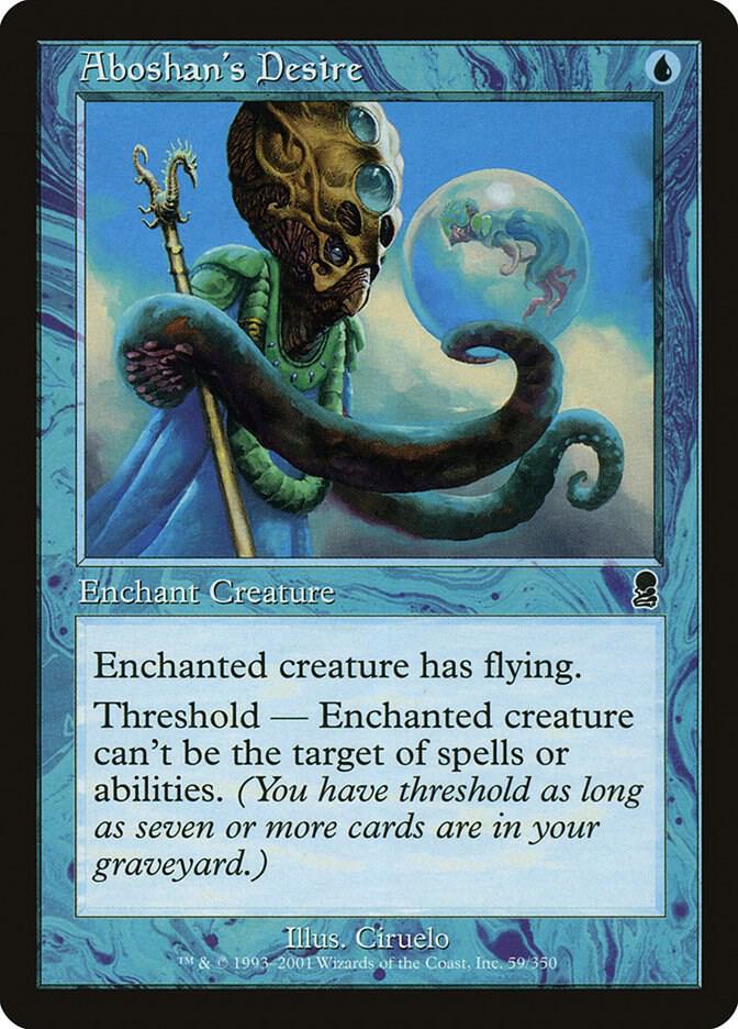 Aboshan's Desire 59 card from Odyssey