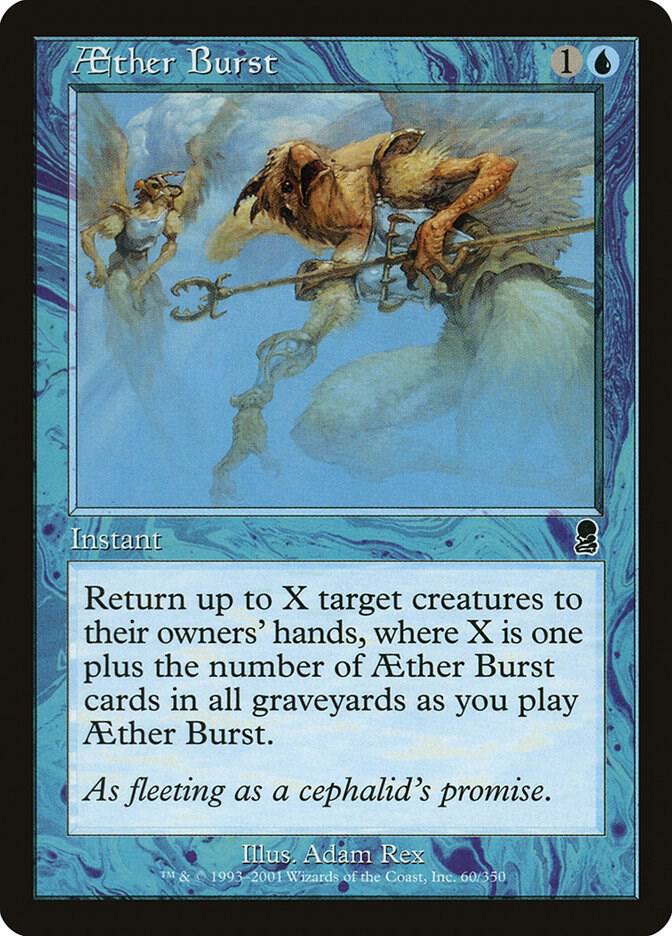Aether Burst 60 card from Odyssey