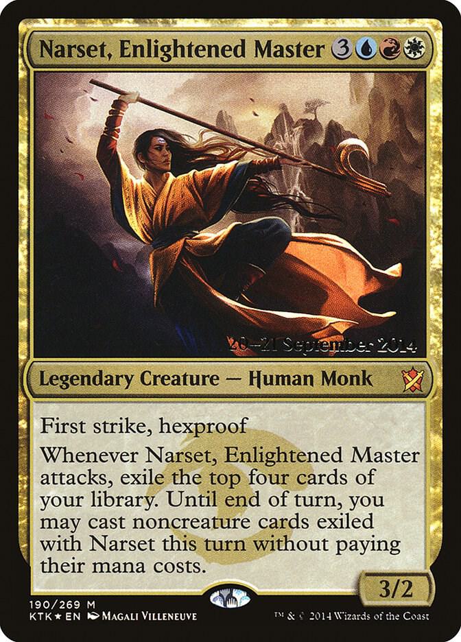 Narset, Enlightened Master 190 card from Prerelease Cards