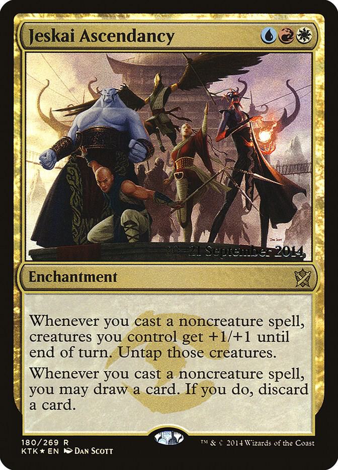 Jeskai Ascendancy 180 card from Prerelease Cards