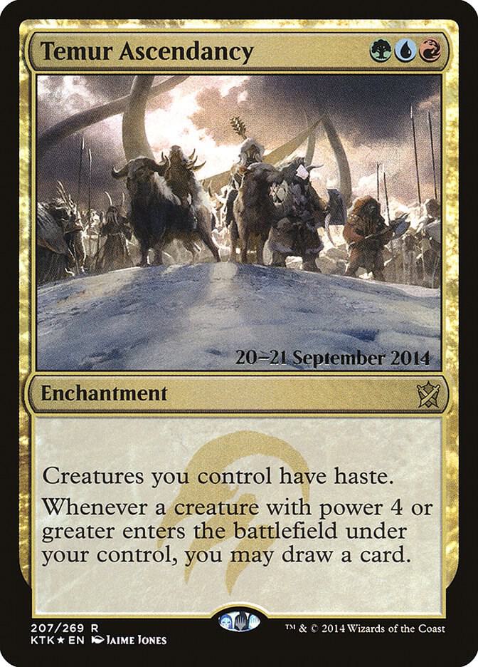Temur Ascendancy 207 card from Prerelease Cards