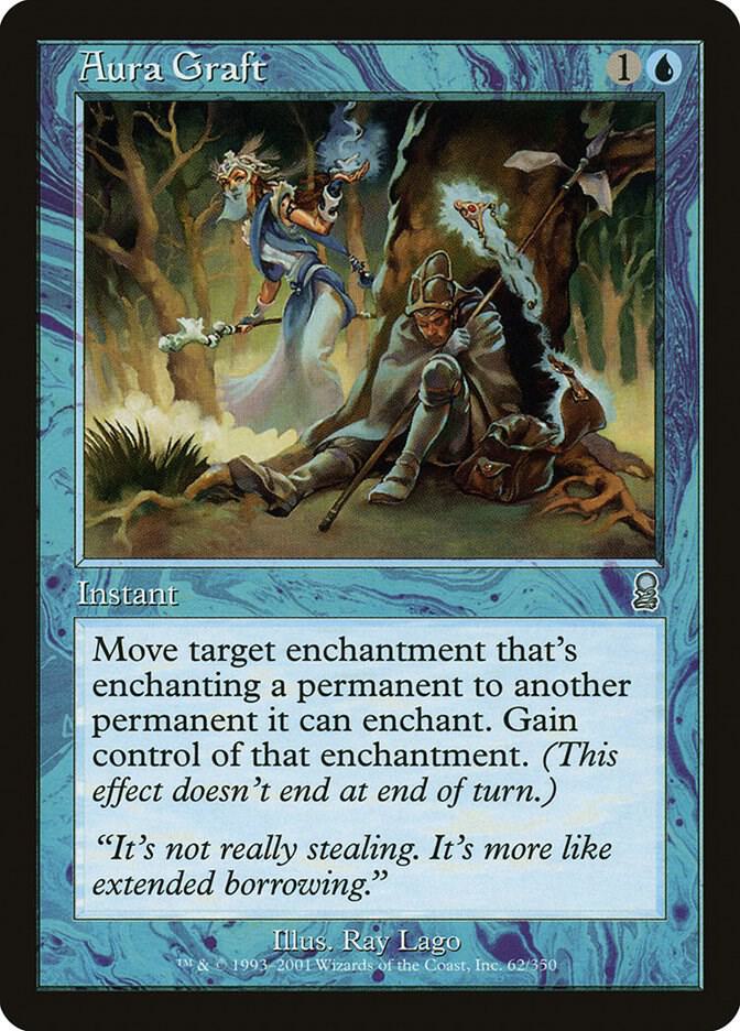 Aura Graft 62 card from Odyssey