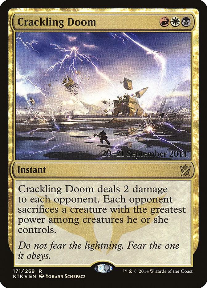 Crackling Doom 171 card from Prerelease Cards