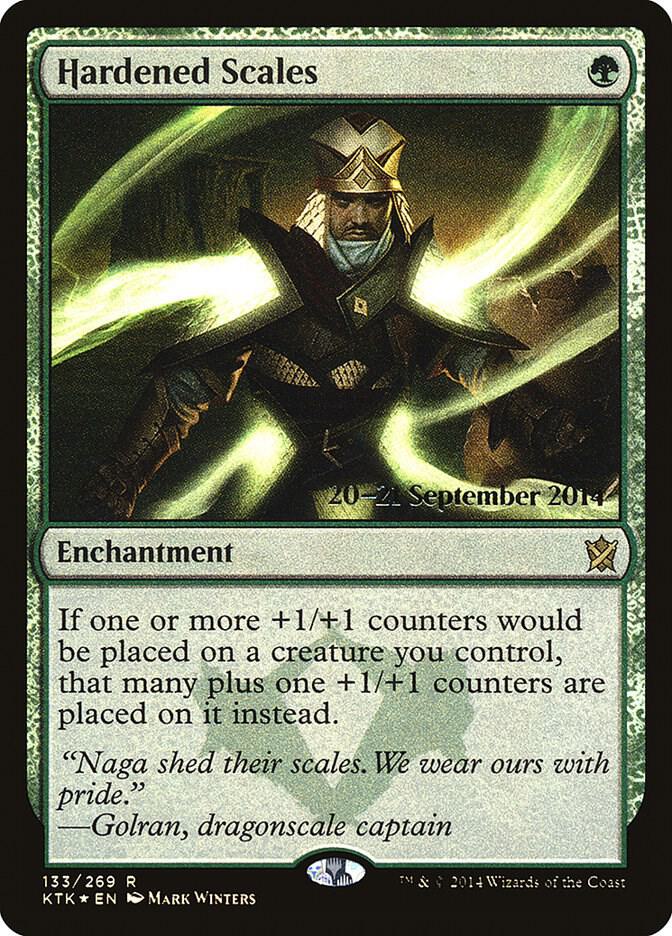 Hardened Scales 133 card from Prerelease Cards