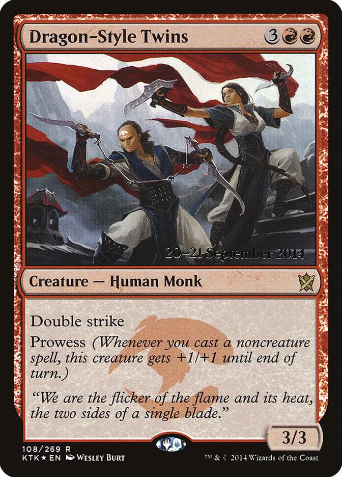 Dragon-Style Twins 108 card from Prerelease Cards