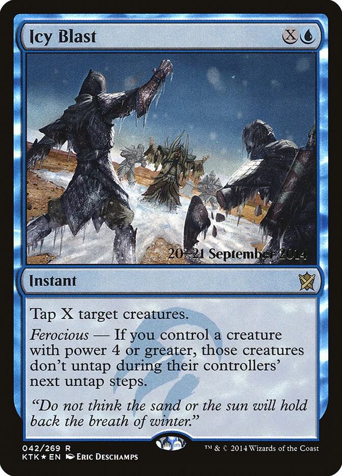 Icy Blast 42 card from Prerelease Cards