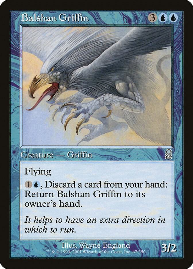 Balshan Griffin 67 card from Odyssey