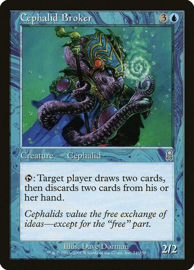 Cephalid Broker 71 card from Odyssey