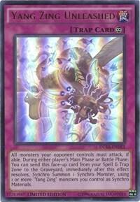 Yang Zing Unleashed DUEA-ENDE2 card from Duelist Alliance: Deluxe Edition