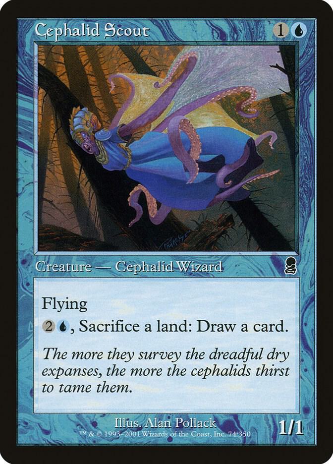 Cephalid Scout 74 card from Odyssey