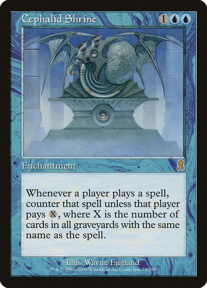 Cephalid Shrine 75 card from Odyssey