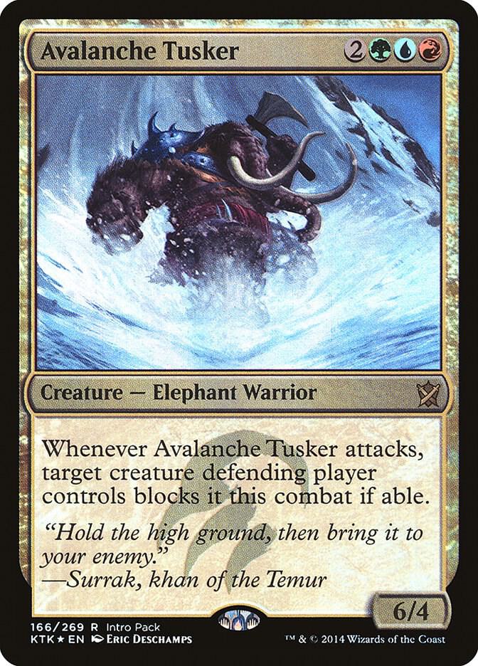 Avalanche Tusker 166 card from Unique and Miscellaneous Promos