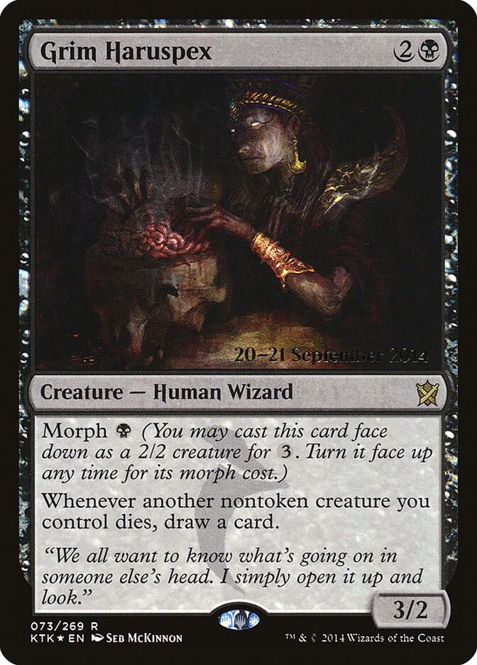 Grim Haruspex 73 card from Prerelease Cards