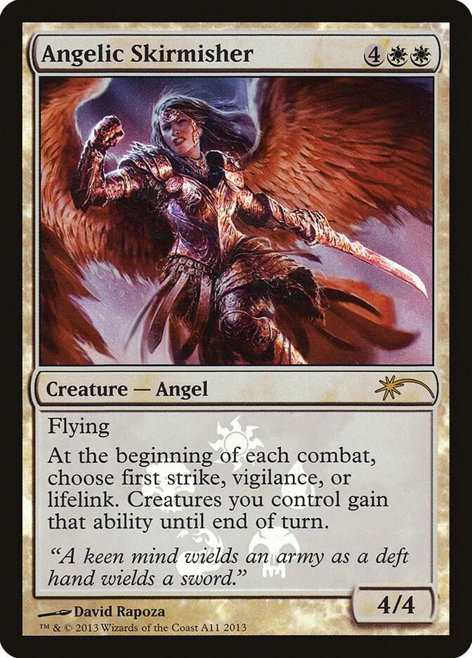 Angelic Skirmisher A11 card from Media Promos