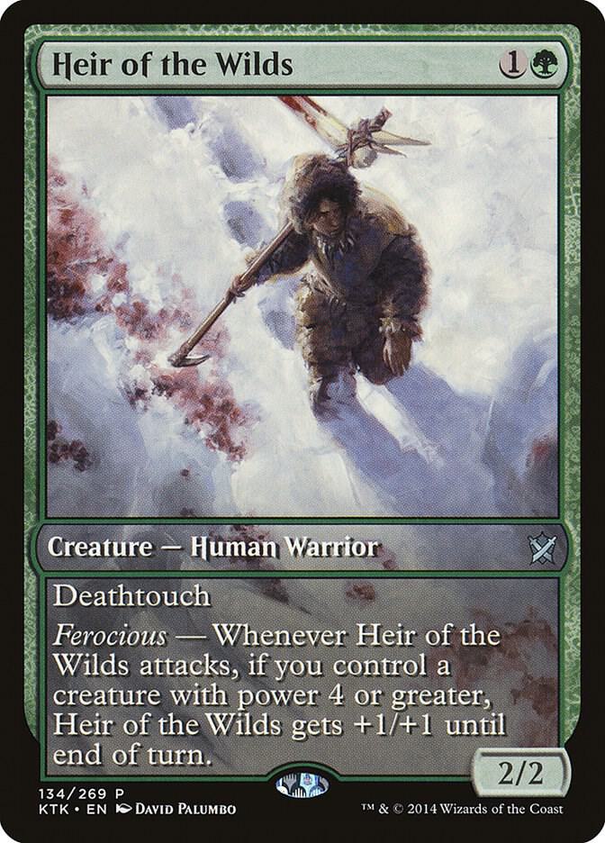 Heir of the Wilds 134 card from Game Day & Store Championship Promos
