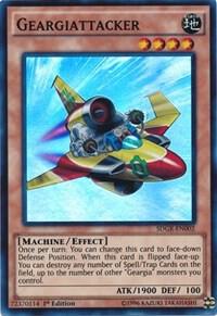 Geargiattacker SDGR-EN002 card from Structure Deck: Geargia Rampage