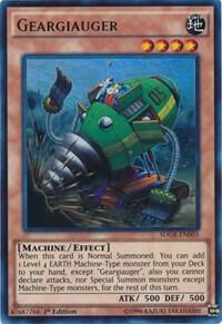 Geargiauger SDGR-EN003 card from Structure Deck: Geargia Rampage