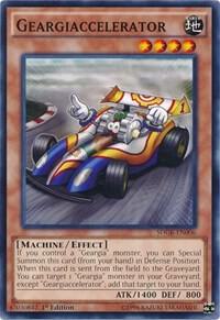 Geargiaccelerator SDGR-EN006 card from Structure Deck: Geargia Rampage