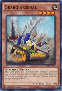 Geargiarsenal SDGR-EN007 card from Structure Deck: Geargia Rampage