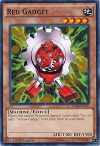 Red Gadget SDGR-EN010 card from Structure Deck: Geargia Rampage