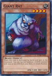 Giant Rat SDGR-EN020 card from Structure Deck: Geargia Rampage