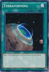 Terraforming SDGR-EN028 card from Structure Deck: Geargia Rampage