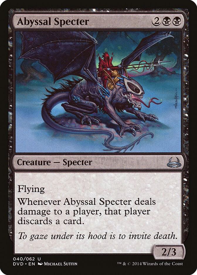 Abyssal Specter 40 card from Duel Decks: Anthology