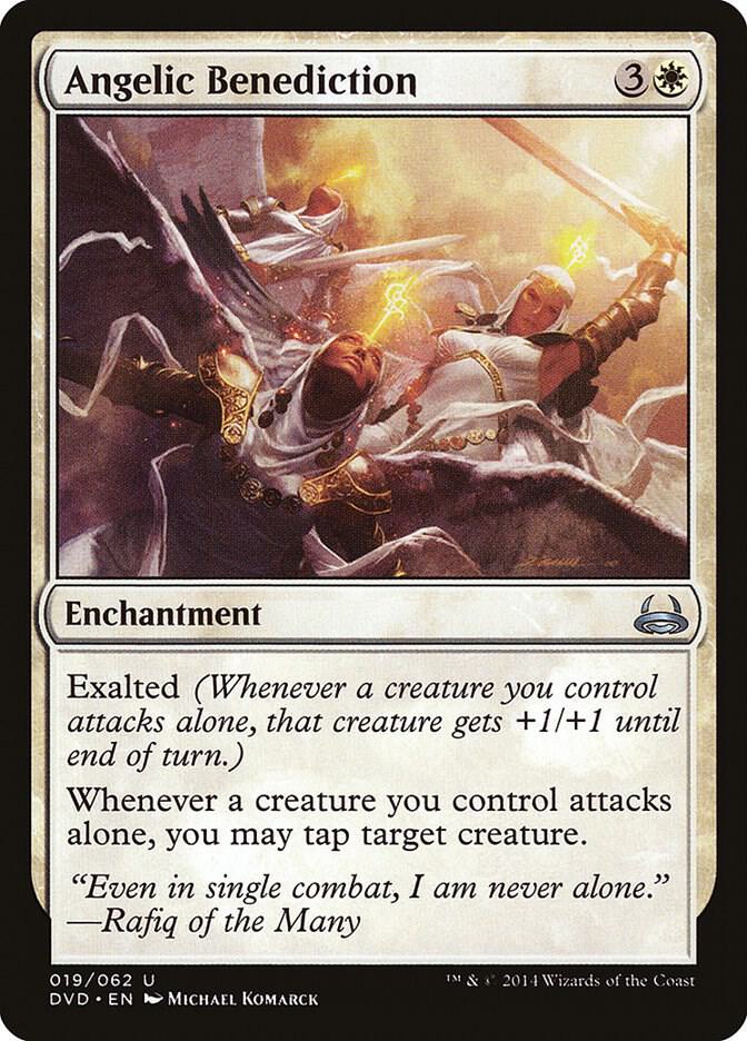 Angelic Benediction 19 card from Duel Decks: Anthology