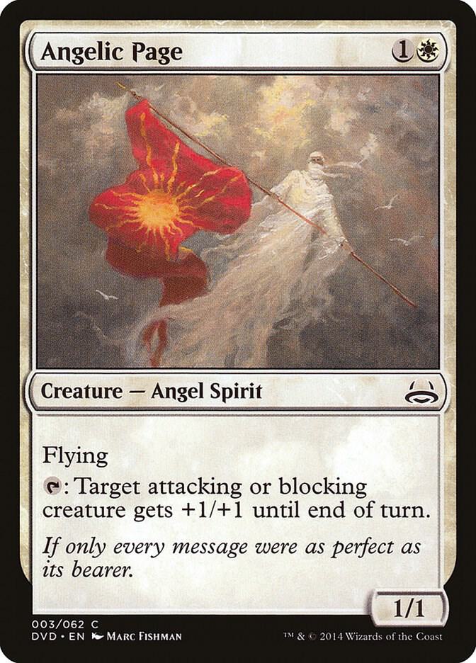 Angelic Page 3 card from Duel Decks: Anthology
