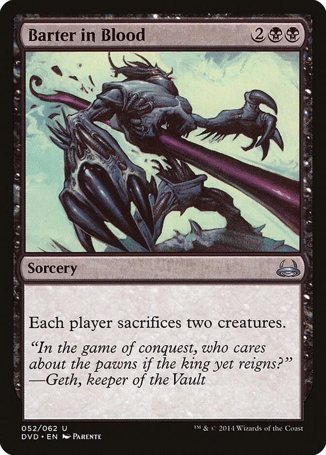 Barter in Blood 52 card from Duel Decks: Anthology