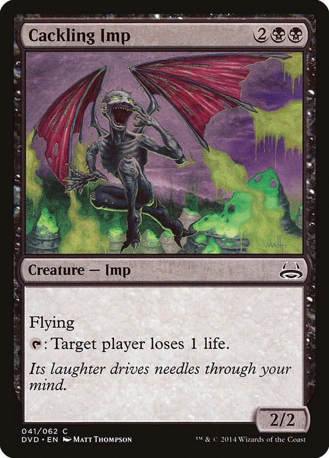 Cackling Imp 41 card from Duel Decks: Anthology
